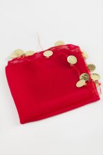 23X23 Halay Mendili 1 Adet-Kırmızı - Görsel 3