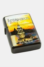 İstanbul Kız Kulesi Taşlı Çakmak-Sarı - Görsel 2