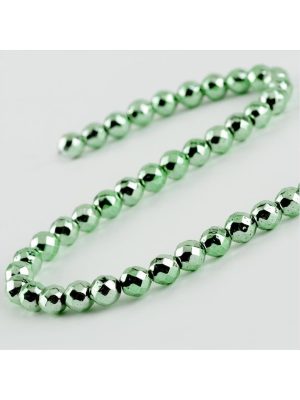 8 mm Fasetli Hematit Taşı-Roz