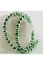 8 mm Fasetli Hematit Taşı-Roz - Görsel 2