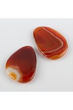 Özel Kesim Doğaltaş Plaka Akik Kolye Ucu-Kahverengi - Görsel 4