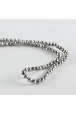 3 mm Fasetli Hematit Taşı-Gümüş Rengi - Görsel 2