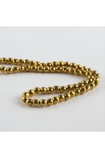 4 mm Fasetli Hematit Taşı-Antrasit