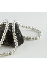 8 mm Kaplamalı Lav Taşı-Altın Rengi - Görsel 5