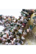 Kırık Hint Akiği Doğal Taş-Yeşil