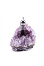 Akik Point Kolye Ucu-Siyah