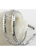 4 mm Çavuş Hematit Taşı-Gümüş Rengi - Görsel 4