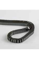 Hematit Kalın Kare Taşı 6 mm-Antrasit - Görsel 2