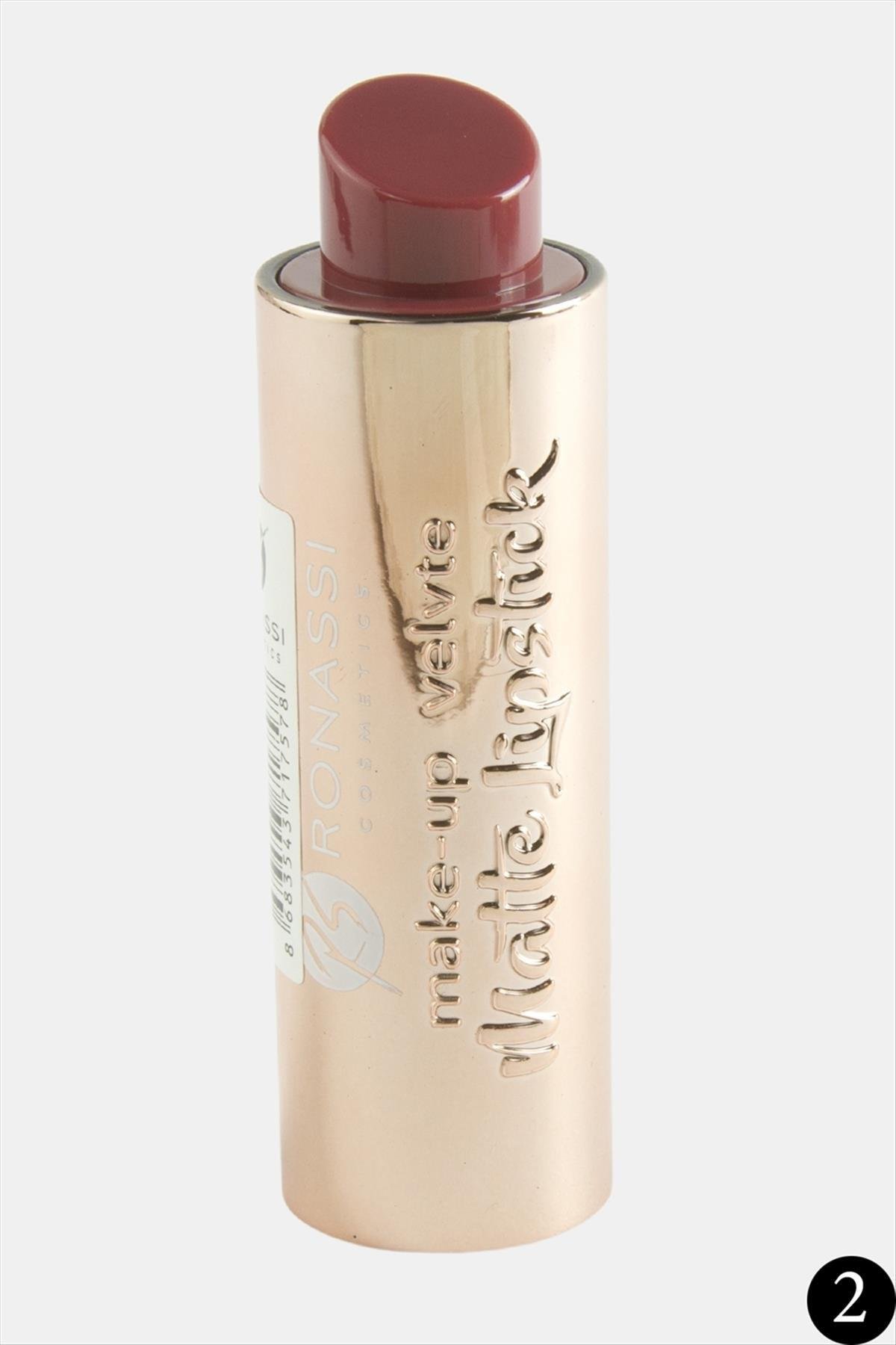 1205685_Ronassi-Make-Up-Velvet-Matte-Ruj-7f8f.jpg Ronassi Make Up Velvet Matte Ruj-2 - Görsel 1