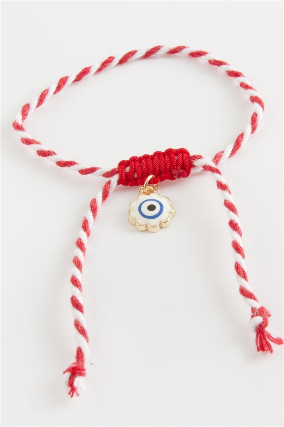 1205756_Cicek-Nazar-Martenicka-Makrome-Ip-Bilekl-1941.jpg Çiçek Nazar Marteniçka Makrome İp Bileklik-Kırmızı - Görsel 2