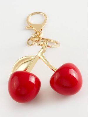 Kiraz Anahtarlık-Kırmızı