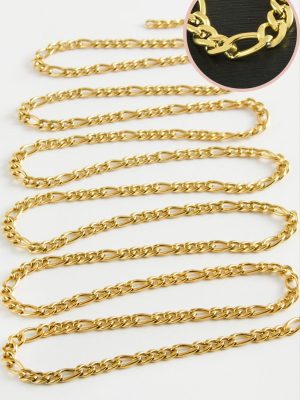 4 mm Çelik Zincir 1 Metre-Sarı