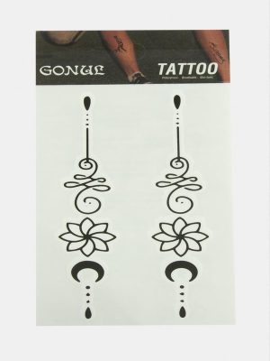 Tattoo Dövme Sticker-Beyaz