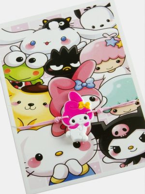 Çzgflm Karakteri İp Bileklik-Pembe