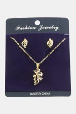 Yusufçuk Zirkon Taşlı Set Kolye-Gümüş Rengi - Görsel 2