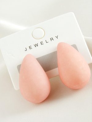 Damla Plastik Küpe-Yavruağzı