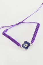 Çiçek Nazar Makrome Örgülü Bileklik-Renkli - Görsel 2