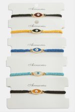 Nazar Makrome Örgülü Bileklik-Renkli - Görsel 3