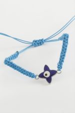 Çiçek Nazar Makrome Örgülü Bileklik-Renkli - Görsel 2