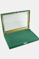 Cam Kapaklı Anfora Kumaş Batırmalı Yüzük Standı 24X34 cm-Pembe - Görsel 2