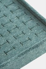 Yatay Anfora Kumaş Batırmalı Yüzük Tablası-Haki Yeşil - Görsel 2