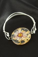 Papatya Epoksi Bileklik-Pembe - Görsel 2