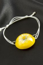 Papatya Epoksi Bileklik-Sarı - Görsel 2