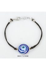 Nazarlı Cam Bileklik-Mavi