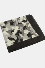 Asker Desenli Bandana 50X50-Gri - Görsel 2