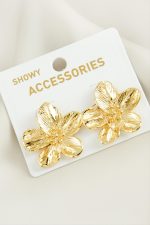 Orkide Trend Metal Küpe-Sarı - Görsel 2