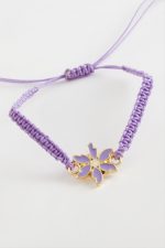 Papatya Makrome Örgülü Bileklik-Renkli - Görsel 2