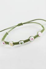 Emoji Makrome Örgülü Bileklik-Renkli - Görsel 2