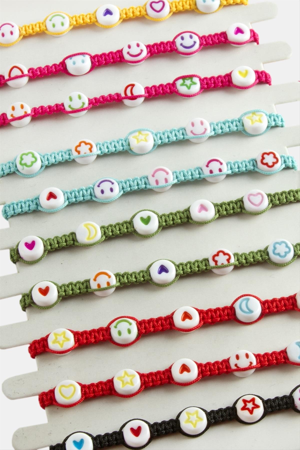 1206427_emoji-makrome-orgulu-bileklik-77-024.jpg Emoji Makrome Örgülü Bileklik-Renkli - Görsel 1