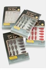 Gold 24lü Kedi Gözü Takma Tırnak-Krem