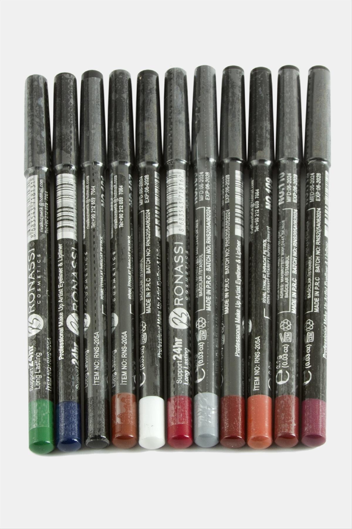 1206461_ronassi-dudak-ve-goz-kalemi-069722.jpg Ronassi Dudak ve Göz Kalemi-11 - Görsel 1