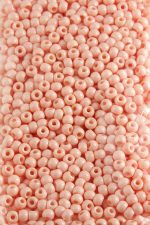 4 mm Yuvarlak Kum Boncuk 50 Gram-Yavruağzı - Görsel 2