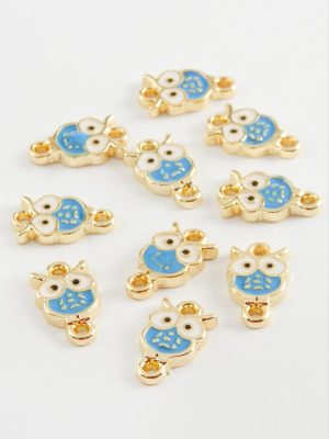 Baykuş Mineli Çift Kulplu Aparat 1 Adet-Mavi