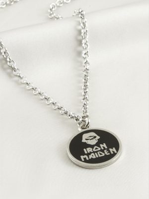 Demir Adam Erkek Kolye-Siyah