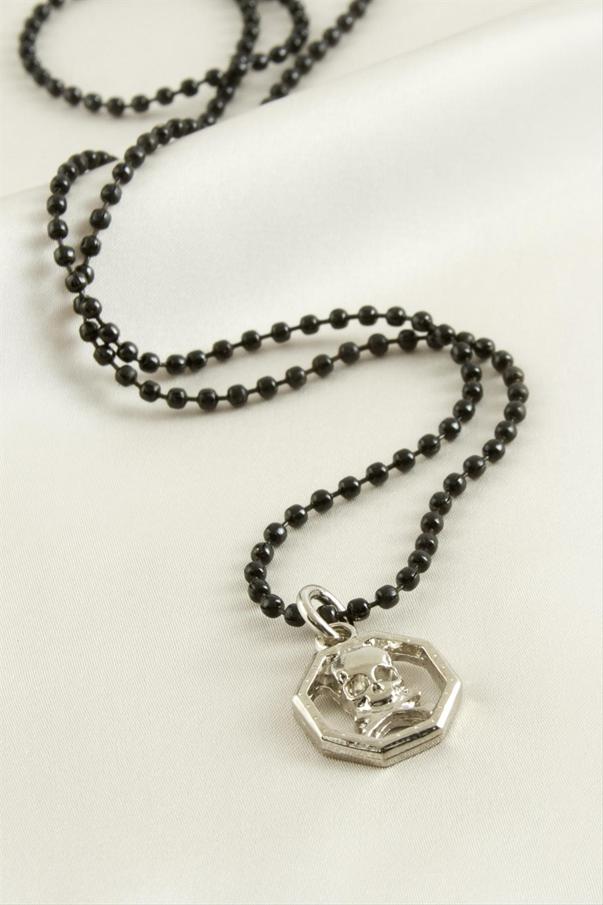 1206605_kuru-kafa-top-zincirli-erkek-kolye-be6f-6.jpg Kuru Kafa Top Zincirli Erkek Kolye-Siyah - Görsel 1