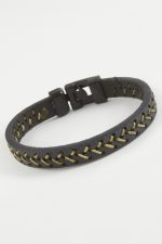 İpli Kaliteli Suni Deri Bileklik-Lacivert