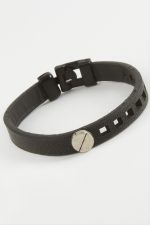 Vida Kaliteli Suni Deri Bileklik-Siyah