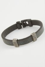 Kaliteli Suni Deri Bileklik-Yeşil