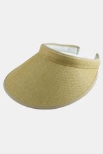 Kasketli Hasır Tennis Şapkası-Bej - Görsel 2