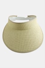 Kasketli Hasır Tennis Şapkası-Krem - Görsel 2