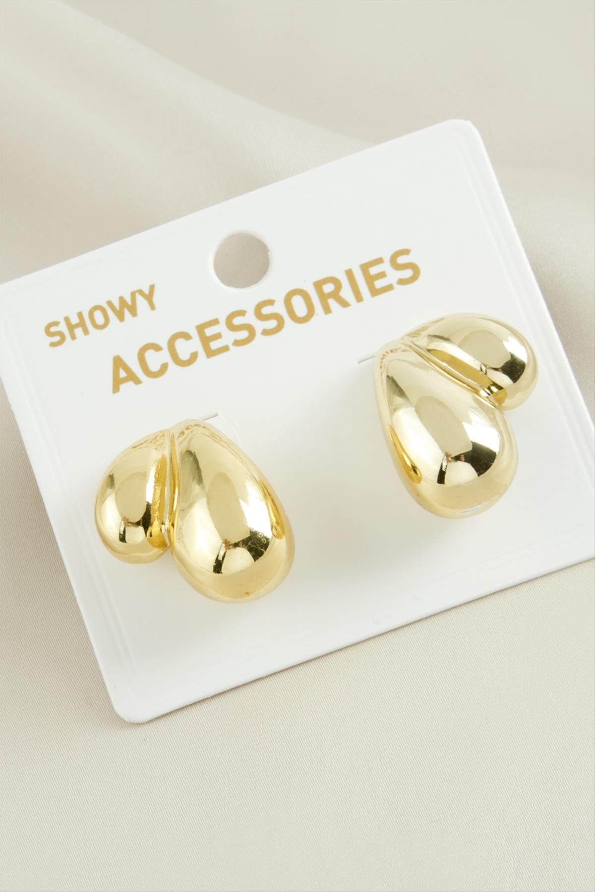 1206889_bombeli-su-damlasi-kupe-b6c3-.jpg Bombeli Su Damlası Küpe-Gümüş Rengi - Görsel 1