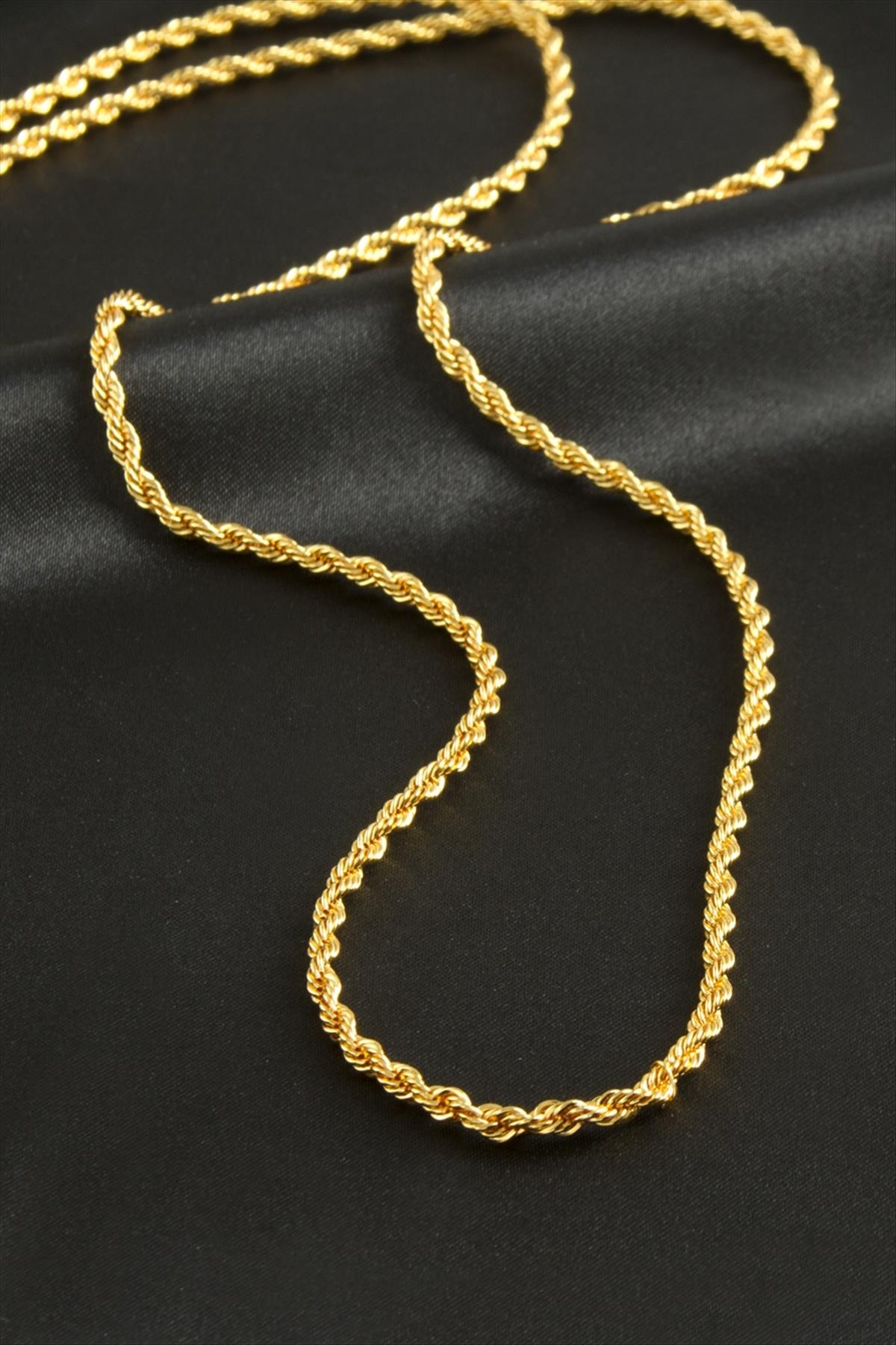 1206890_burgulu-zincir-kolye-80-cm-7f8f67.jpg Burgulu Zincir Kolye 80 cm-Sarı - Görsel 2