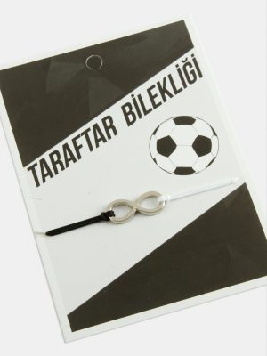 Taraftar İp Bileklik-Siyah