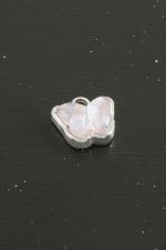 Kelebek Taşlı Tek Kulplu Aparat 1 Adet-Gümüş Rengi - Görsel 2