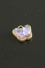 Kelebek Taşlı Tek Kulplu Aparat 1 Adet-Sarı - Görsel 2