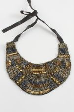 Etnik Kum Boncuk Yaka Kolye-Renkli - Görsel 2